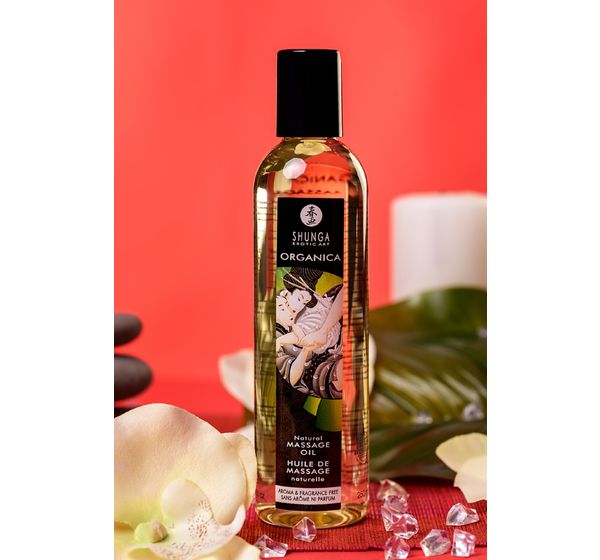 Масло для массажа Shunga Organica Aroma and Fragrance Free, возбуждающее (240 мл) #16