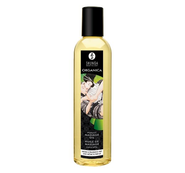 Масло для массажа Shunga Organica Aroma and Fragrance Free, возбуждающее (240 мл) #9