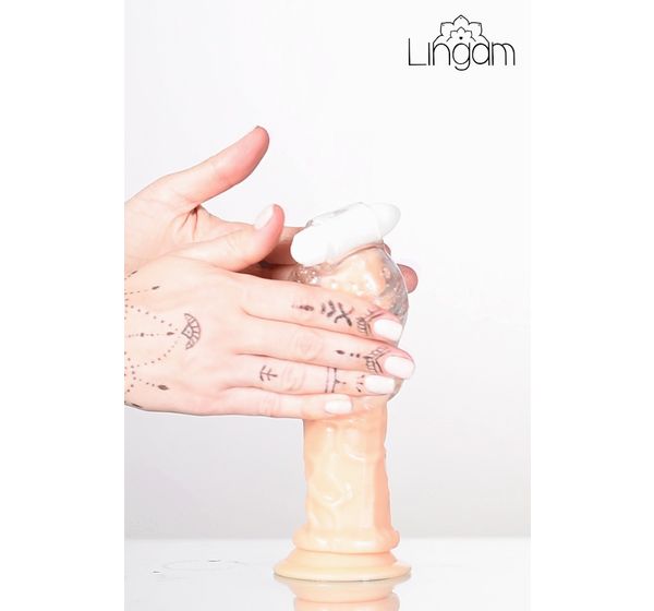 Мастурбатор Lingam by TOYFA Shakti, TPE, прозрачный (9 см) #10