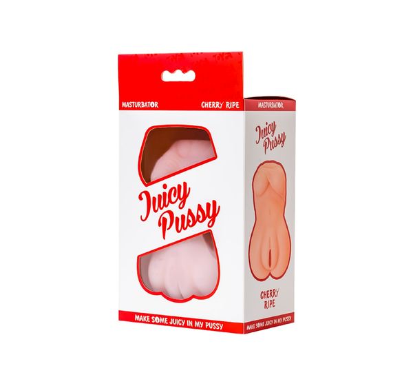 Мастурбатор реалистичный TOYFA Juicy Pussy Cherry Ripe SoftSkin, телесный (15 см) #8