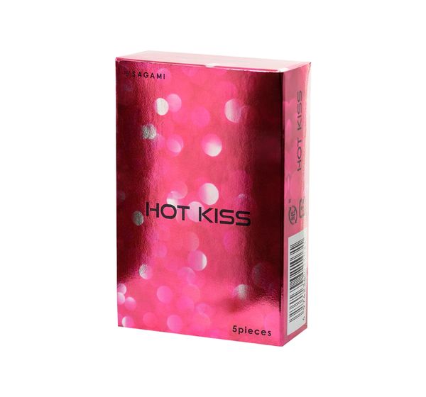 Презервативы Sagami, hot kiss, латекс (5 шт) #1