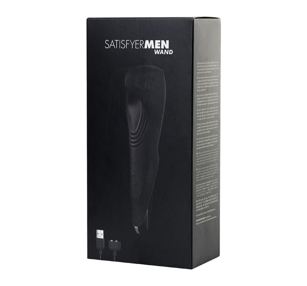 Мастурбатор Satisfyer Men Wand, силикон, черный (20 см) #12