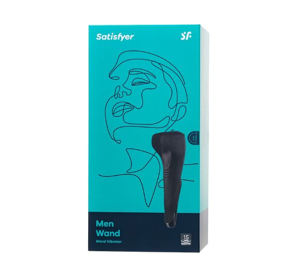 Мастурбатор Satisfyer Men Wand, силикон, черный (20 см) #9