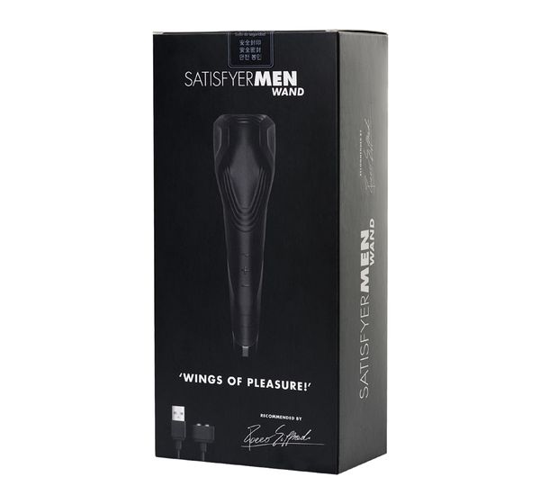 Мастурбатор Satisfyer Men Wand, силикон, черный (20 см) #13