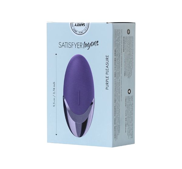 Вибромассажер Satisfyer Layon 1, Purple pleasure, силикон, фиолетовый (9,5 см) #18