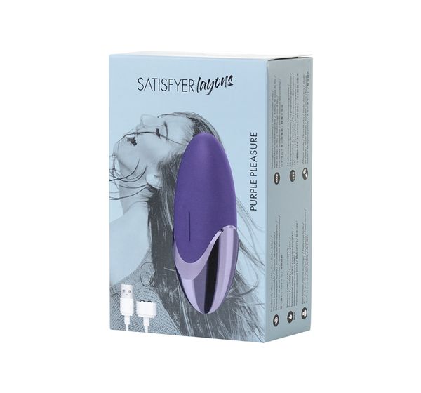 Вибромассажер Satisfyer Layon 1, Purple pleasure, силикон, фиолетовый (9,5 см) #17