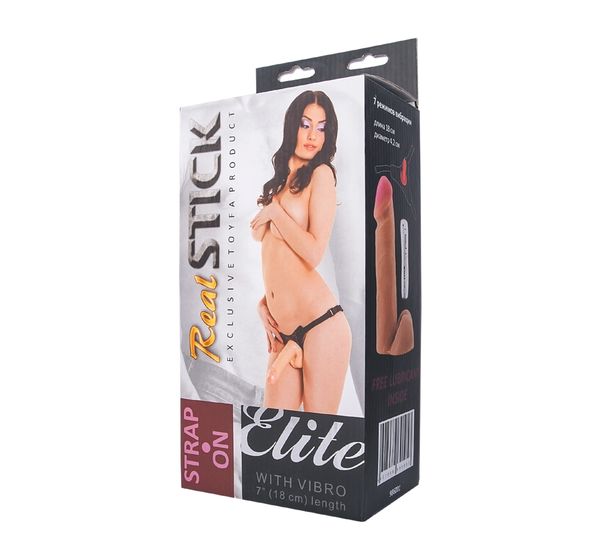 Вибратор поясной TOYFA RealStick Elite, 7 режимов вибрации (19,5 см) #3