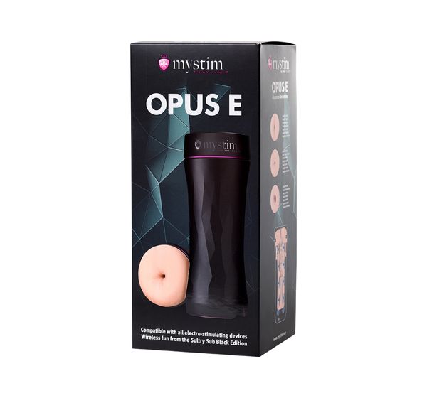 Мастурбатор Mystim Opus E Anus, TPE, телесный (21,5 см) #7