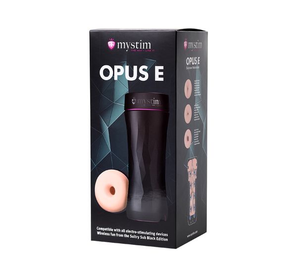 Мастурбатор Mystim Opus E Donut, TPE, телесный (21,5 см) #7