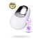 Вибромассажер Satisfyer Layon 5, White temptation, силикон, белый (9,2 см)