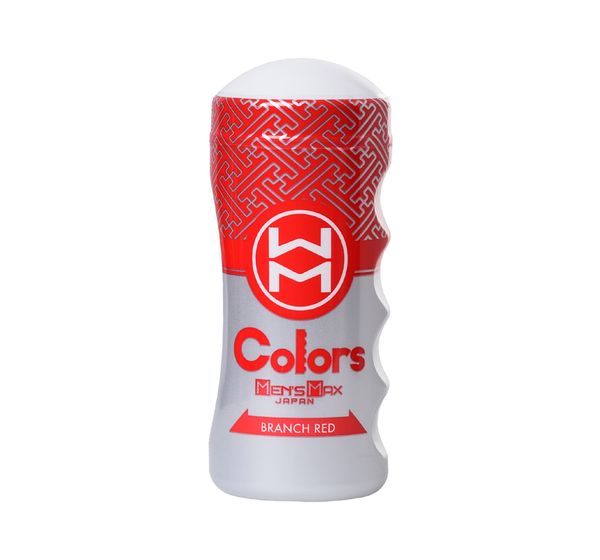 Мастурбатор MensMax Colors Branch Red, TPE, белый (15 см) #2