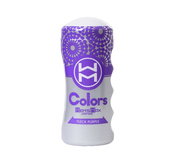 Мастурбатор MensMax Colors Flick Purple, TPE, белый (15 см) #2