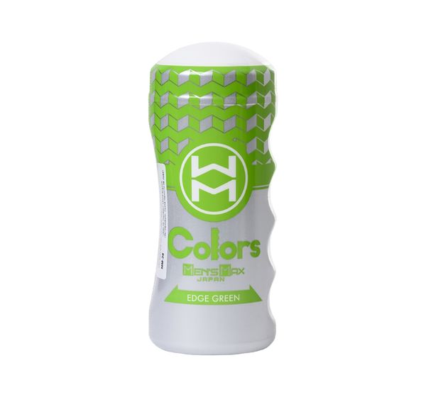 Мастурбатор MensMax Colors Edge Green, TPE, белый (15 см) #2