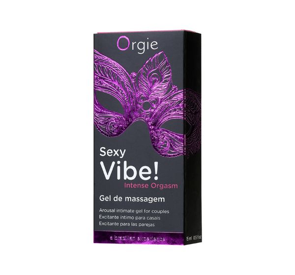 Гель для массажа ORGIE Sexy Vibe Intense Orgasm с разогревающим и охлаждающим эффектом (15 мл) #6