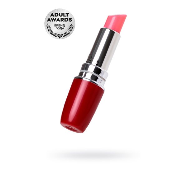 Вибромассажер A-Toys by TOYFA Lipstick, ABS пластик, красный (9 см)