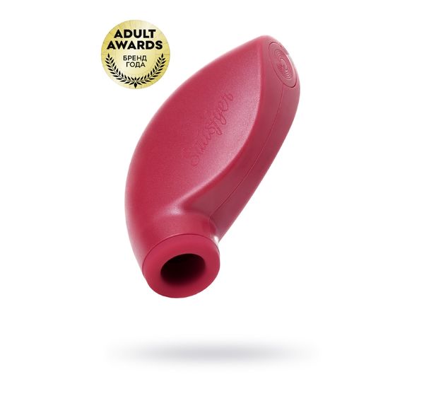 Вакуум-волновой бесконтактный стимулятор клитора Satisfyer One Night, ABS пластик, красный (7,2 см)