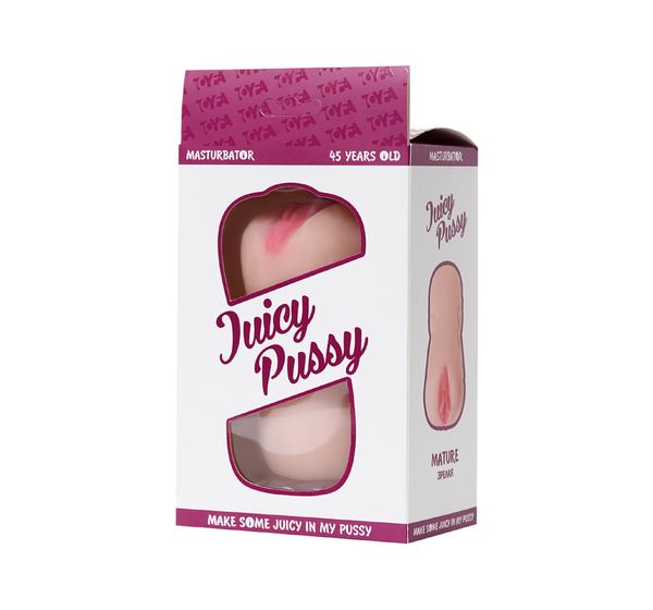 Мастурбатор реалистичный TOYFA Juicy Pussy Mature, TPR, телесный (14,5 см) #7