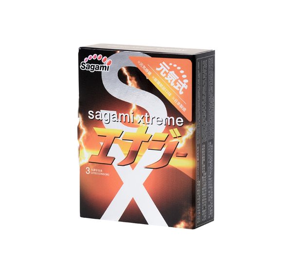 Презервативы Sagami, xtreme, energy, латекс (3 шт) #1