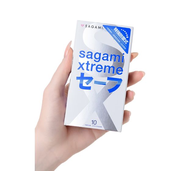 Презервативы Sagami, xtreme, ultrasafe, латекс (10 шт) #6