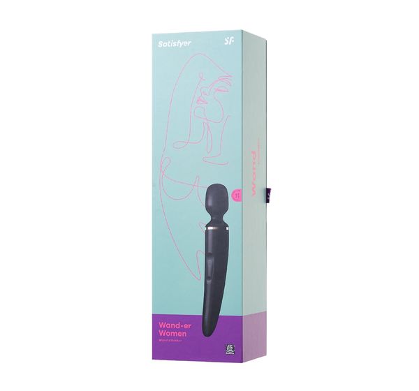 Вибратор Satisfyer Woman Wand, ABS пластик, черный (34 см) #6