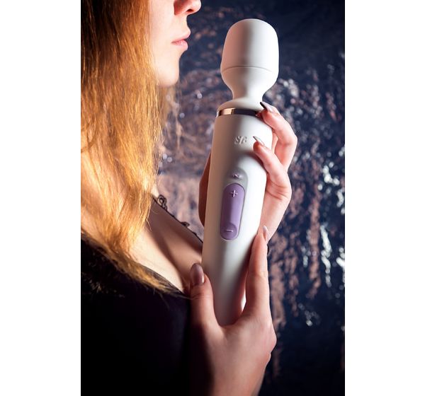 Вибратор Satisfyer Woman Wand, ABS пластик, белый (34 см) #14