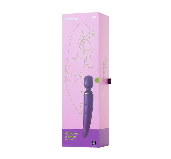 Вибратор Satisfyer Woman Wand, ABS пластик, фиолетовый (34 см) #7