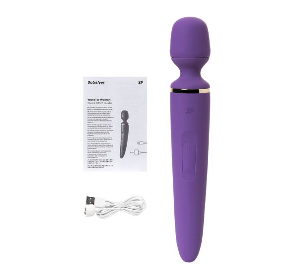 Вибратор Satisfyer Woman Wand, ABS пластик, фиолетовый (34 см) #4