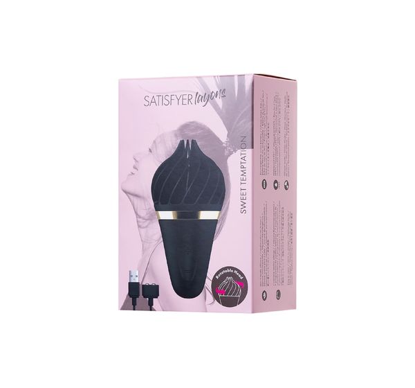 Вибромассажер Satisfyer layons Sweet Treat, силикон, черный (10,4 см) #18