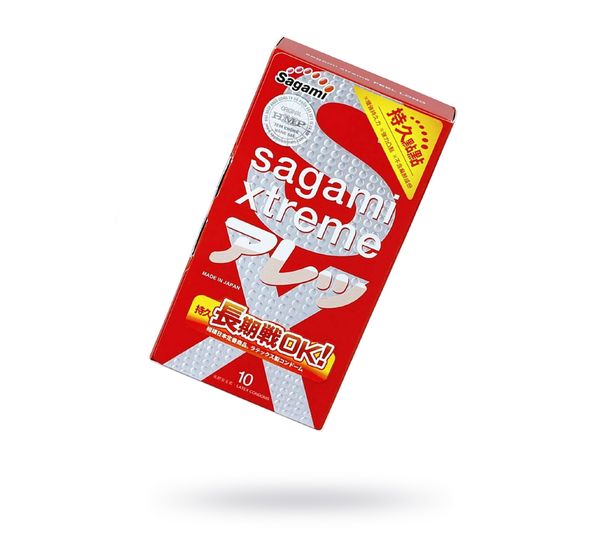 Презервативы Sagami, xtreme, feel long, латекс (10 шт)