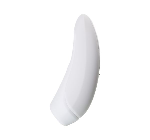 Вакуум-волновой бесконтактный стимулятор клитора Satisfyer Curvy 1+, силикон, белый (14,3 см) #2