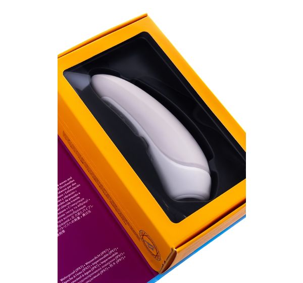 Вакуум-волновой бесконтактный стимулятор клитора Satisfyer Curvy 1+, силикон, белый (14,3 см) #14