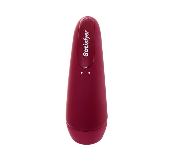 Вакуум-волновой бесконтактный стимулятор клитора Satisfyer Curvy 1+, силикон, красный (14,3 см) #3