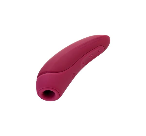 Вакуум-волновой бесконтактный стимулятор клитора Satisfyer Curvy 1+, силикон, красный (14,3 см) #4