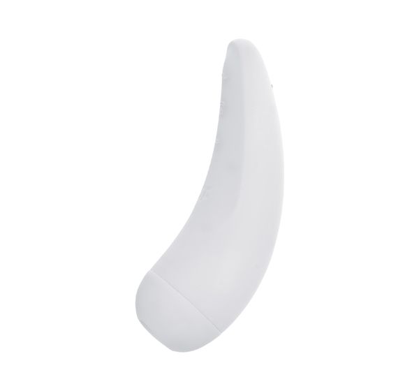 Вакуум-волновой бесконтактный стимулятор клитора Satisfyer Curvy 2+, силикон, белый (14,3 см) #2