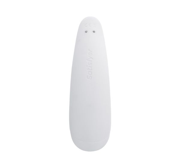 Вакуум-волновой бесконтактный стимулятор клитора Satisfyer Curvy 2+, силикон, белый (14,3 см) #3