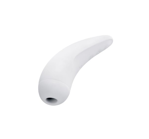 Вакуум-волновой бесконтактный стимулятор клитора Satisfyer Curvy 2+, силикон, белый (14,3 см) #4