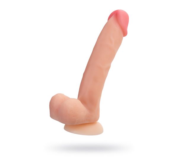 Фаллоимитатор RealStick Silicone Henry C, телесный (25 см)