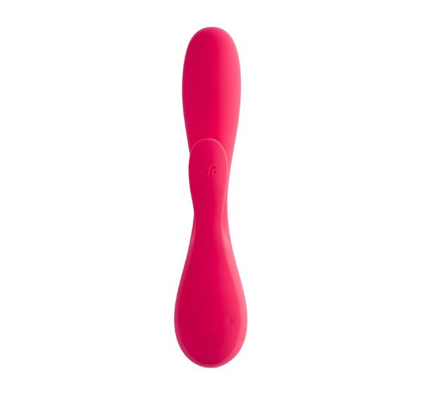 Вибратор Satisfyer Mono Flex, силикон, красный (20,4 см) #1