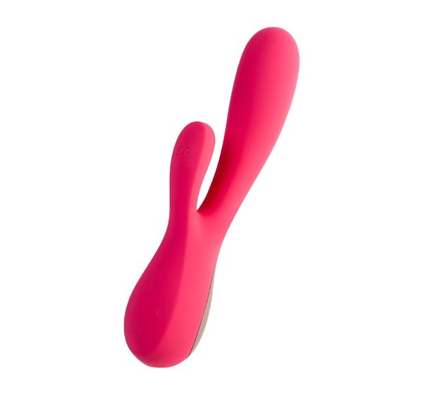 Вибратор Satisfyer Mono Flex, силикон, красный (20,4 см) #4