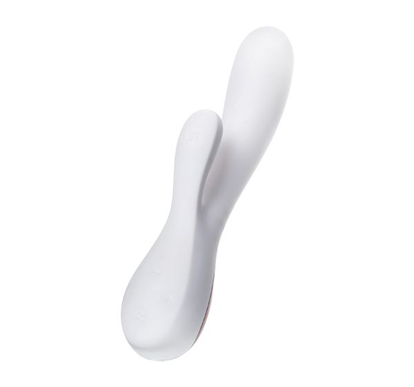 Вибратор Satisfyer Mono Flex, силикон, белый (20,4 см) #1