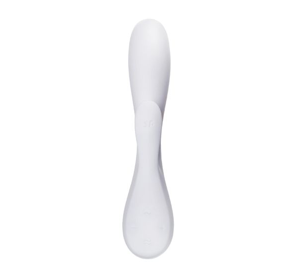 Вибратор Satisfyer Mono Flex, силикон, белый (20,4 см) #2