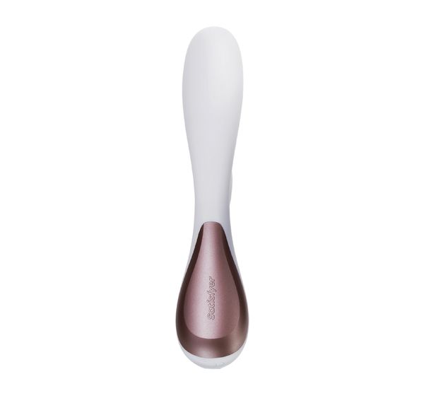 Вибратор Satisfyer Mono Flex, силикон, белый (20,4 см) #4