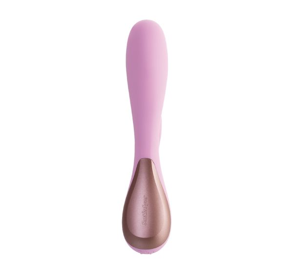 Вибратор Satisfyer Mono Flex, силикон, розовый (20,4 см) #4