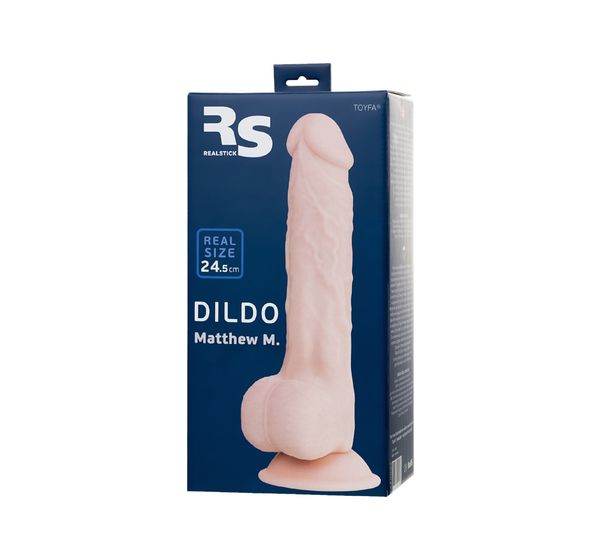 Фаллоимитатор RS Silicone Matthew M с уникальным материалом, телесный (24,5 см) #7