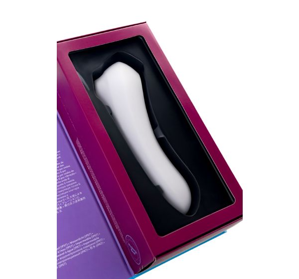 Вакуум-волновой бесконтактный стимулятор клитора Satisfyer Dual Pleasure, силикон, белый (17,9 см) #11