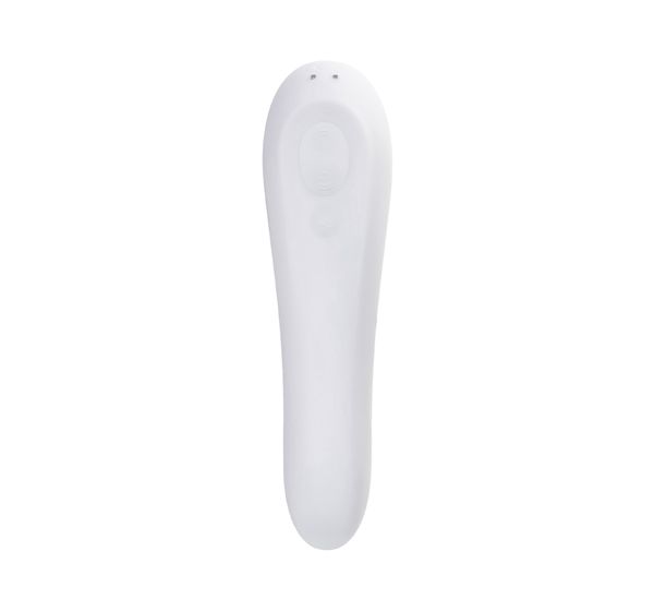 Вакуум-волновой бесконтактный стимулятор клитора Satisfyer Dual Pleasure, силикон, белый (17,9 см) #2