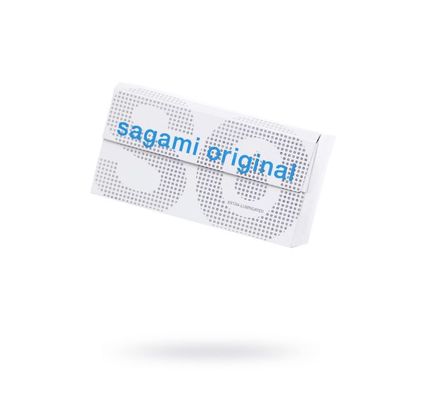 Презервативы Sagami, original 0.02, extra lub, полиуретан (12 шт)