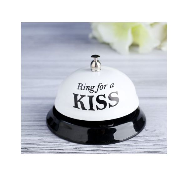 Звонок настольный "Ring for a kiss" (7,5х7,5х6,5 см)