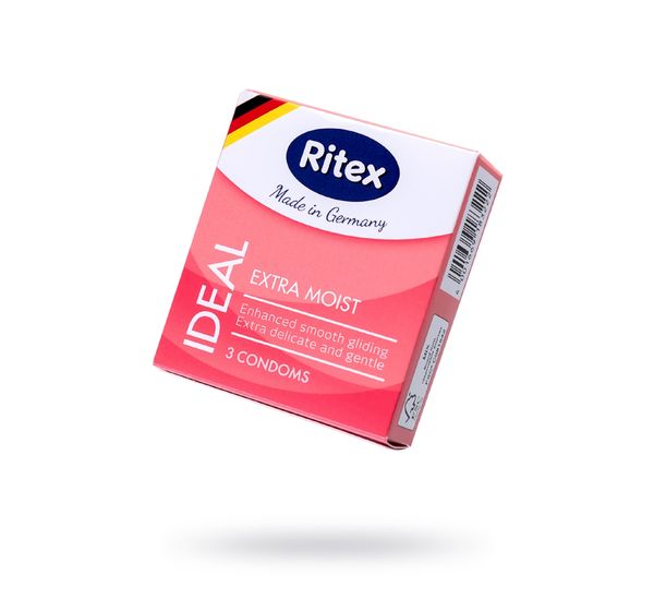 Презервативы Ritex, Ideal, двойная смазка, латекс (3 шт)