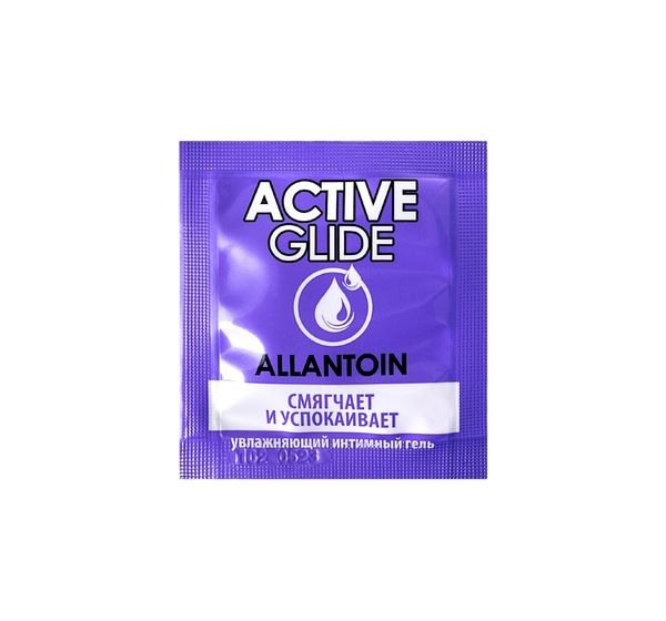 Увлажняющий интимный гель ACTIVE GLIDE ALLANTOIN (3 гр, 20 шт) #1